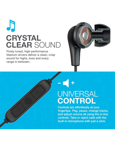Auriculares Inalámbricos JLab JBuds Pro Bluetooth 4.1, Negro