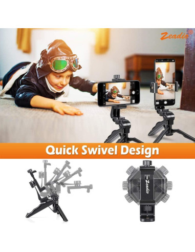 Soporte Tripode Zeadio DV-HDE-H3ST para Smartphone 58-105mm