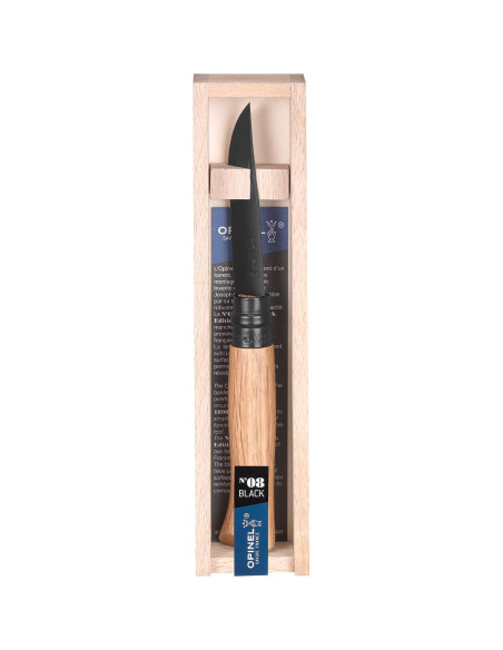 Cuchillo Plegable Opinel No 08 Estudio Negro 8.5 cm Acero Inoxidable Cuchillo Plegable Opinel No 08 Estudio Negro 8.5 cm Acero Inoxidable