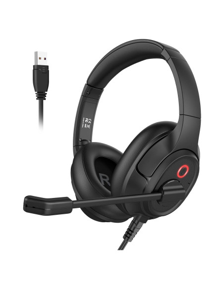 Auricular USB EKSA H2 con micrófono y cancelación de ruido Auricular USB EKSA H2 con micrófono y cancelación de ruido
