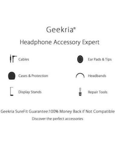 Estuche Duro Geekria para Auriculares HiFiMAN - Gris Oscuro