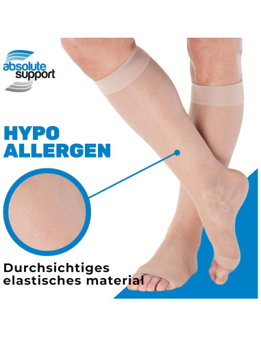 Calcetines de Compresión Mujeres Absolute Support Grande 15-20 mmHg