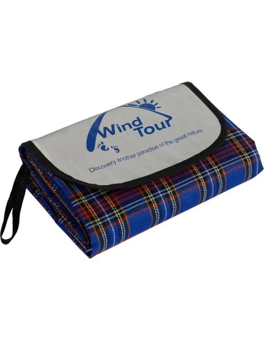 Manta de Picnic Impermeable Wind Tour 150x180 cm Azul