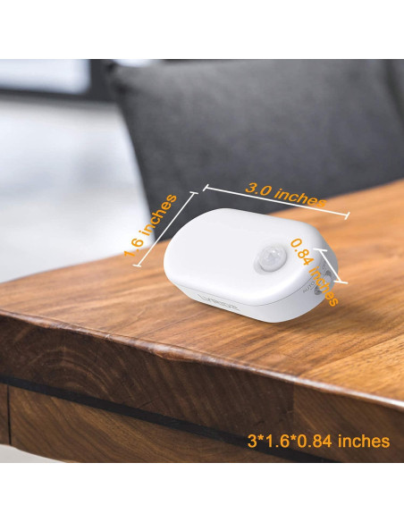 Luz Nocturna LED Lyridz con Sensor de Movimiento 1-120LM - Paquete de 6 Luz Nocturna LED Lyridz con Sensor de Movimiento 1-120LM - Paquete de 6