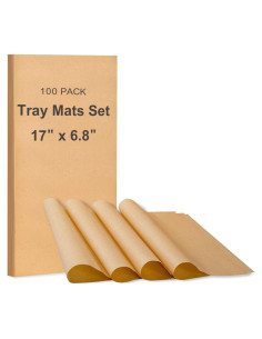 Juego de Tapetes para Bandejas Medianas LSKHEGWLU 100 PCS