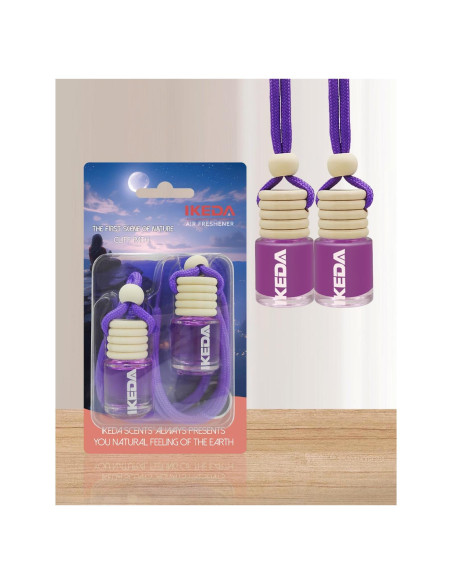 Ambientador de Auto Ikeda Fragancia 2Pcs 4ml Durazno Ambientador de Auto Ikeda Fragancia 2Pcs 4ml Durazno