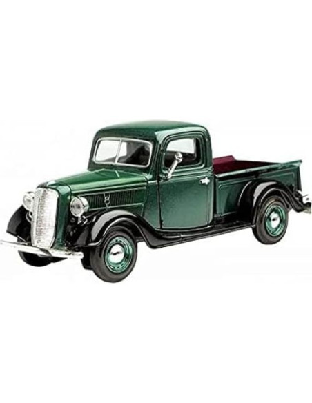 Camioneta Ford 1937 Diecast Motormax Verde 1:24 Camioneta Ford 1937 Diecast Motormax Verde 1:24