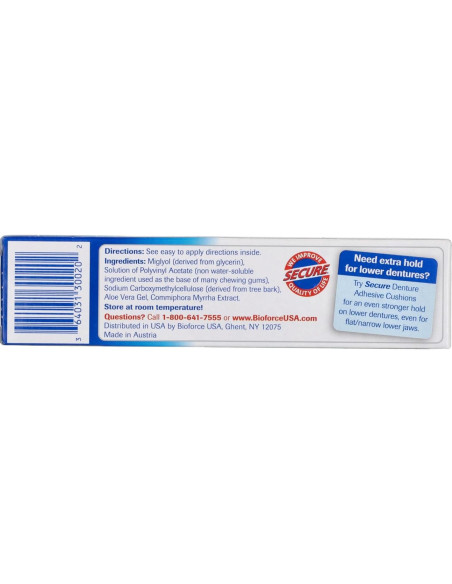 Adhesivo para Dentaduras Secure Sensitive - 39.4 g Adhesivo para Dentaduras Secure Sensitive - 39.4 g