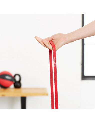 Banda de Resistencia Amazon Basics 10-35 lbs Rojo 1/2"