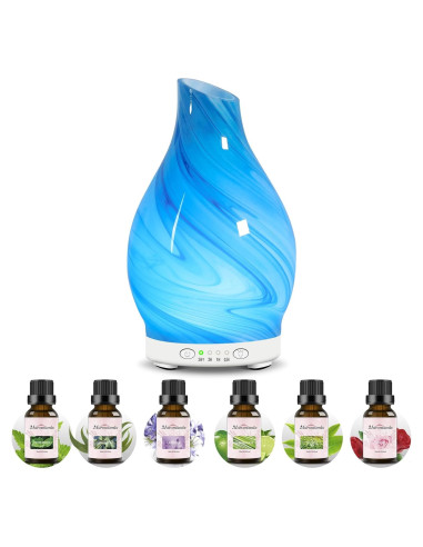 Difusor de Aceite Esencial Maromamix 120ml con 6 Aceites