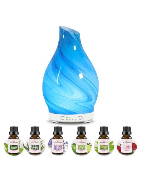 Difusor de Aceite Esencial Maromamix 120ml con 6 Aceites Difusor de Aceite Esencial Maromamix 120ml con 6 Aceites