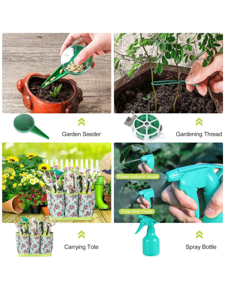 Juego de Herramientas de Jardinería SUKKI 13 Piezas Aluminio Juego de Herramientas de Jardinería SUKKI 13 Piezas Aluminio