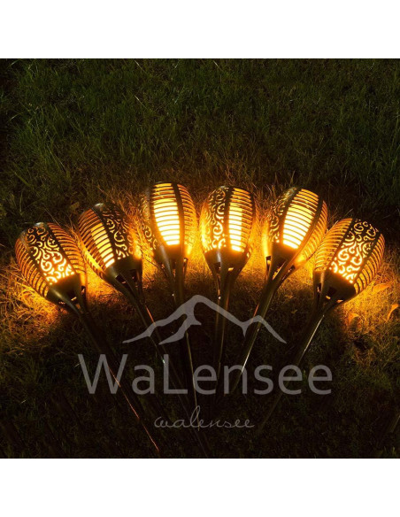 Luces Solares Walensee 4 Pack 96 LED Antorchas Danzantes Luces Solares Walensee 4 Pack 96 LED Antorchas Danzantes