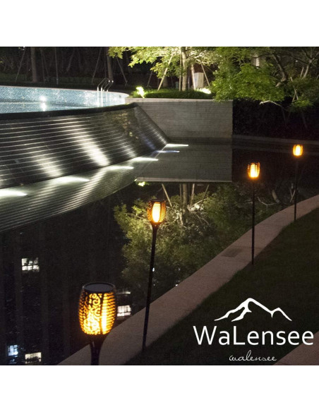 Luces Solares Walensee 4 Pack 96 LED Antorchas Danzantes Luces Solares Walensee 4 Pack 96 LED Antorchas Danzantes