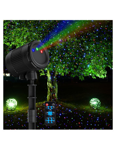 Proyector de Luces Láser VanSmaGo 3 Colores IP65 Exterior