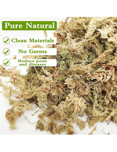 Mezcla de Sustrato Musgo Sphagnum Legigo 4 QT para Plantas
