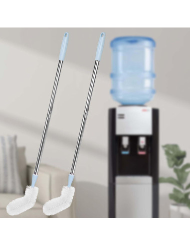 Paquete de 2 cepillos de botella Rkddo 71 cm con cerdas de nylon