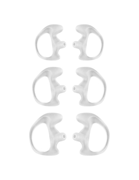 Moldes de oído LeiMaxTe para auricular de tubo acústico - 3 pares Moldes de oído LeiMaxTe para auricular de tubo acústico - 3 pares