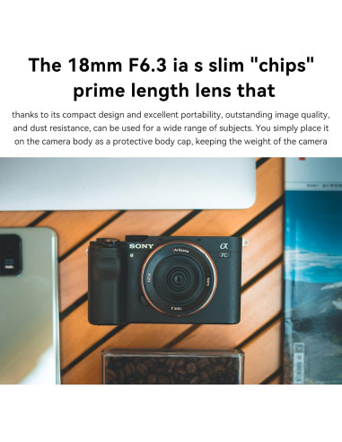 Lente 7artisans 18mm F6.3 MFT para Cámaras Sin Espejo