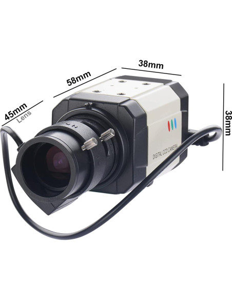 Cámara de Seguridad Bullet Box HD 960H 1000TVL 2.8-12mm Cámara de Seguridad Bullet Box HD 960H 1000TVL 2.8-12mm