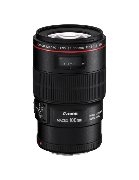 Lente Macro Canon EF 100mm f/2.8L IS USM para DSLR Lente Macro Canon EF 100mm f/2.8L IS USM para DSLR