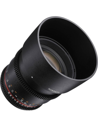 Lente Cine Rokinon 85mm T1.5 para Canon EF - Bokeh Atractivo