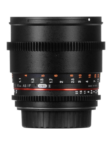 Lente Cine Rokinon 85mm T1.5 para Canon EF - Bokeh Atractivo Lente Cine Rokinon 85mm T1.5 para Canon EF - Bokeh Atractivo
