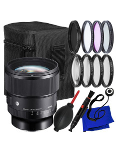 Lente Sigma 85mm f/1.4 DG DN Art para Sony E + Kit de Filtros 17P