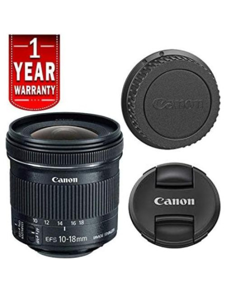 Lente Canon EF-S 10-18mm f/4.5-5.6 IS STM Renovado Lente Canon EF-S 10-18mm f/4.5-5.6 IS STM Renovado
