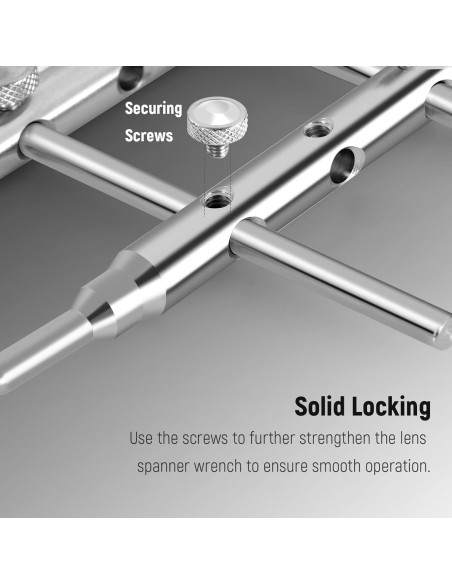 Llave de Lente Neewer de Acero Inoxidable para Cámaras y Telescopios Llave de Lente Neewer de Acero Inoxidable para Cámaras y Telescopios