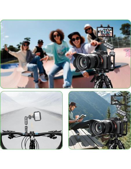 Soporte Articulado FANAUE para Cámara 1/4"-20 6kg Aluminio Soporte Articulado FANAUE para Cámara 1/4"-20 6kg Aluminio