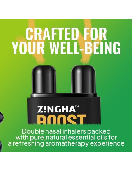 Stick Nasal de Aromaterapia Z!NGHA - Alivio Natural y Enfoque Stick Nasal de Aromaterapia Z!NGHA - Alivio Natural y Enfoque
