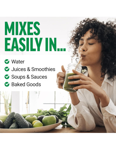Force Factor Smarter Greens Polvo de Superalimento 30 Porciones