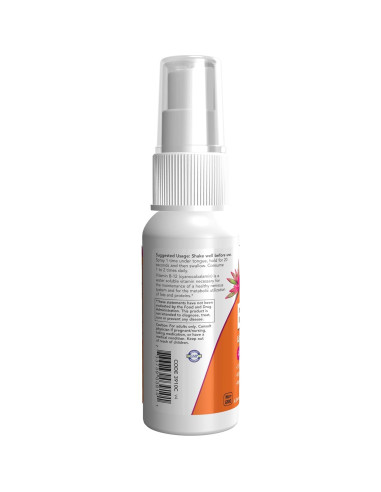 Spray Liposomal Vitamina B-12 NOW 60 ml con Ácido Fólico y B-6