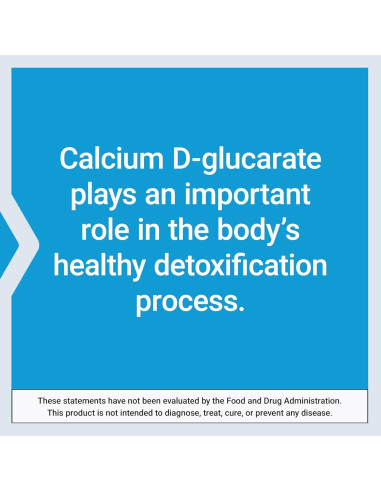 Calcio D-Glucarato Life Extension 200 mg - 60 Cápsulas Vegetales