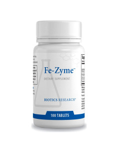 Suplemento de Hierro Biotics Research Fe-Zyme 25 mg 100 Tabletas