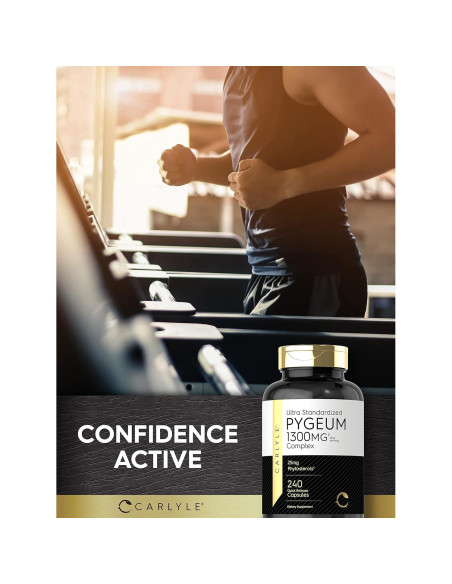 Suplemento de Pygeum Carlyle 1300mg - 240 Cápsulas Rápidas Suplemento de Pygeum Carlyle 1300mg - 240 Cápsulas Rápidas