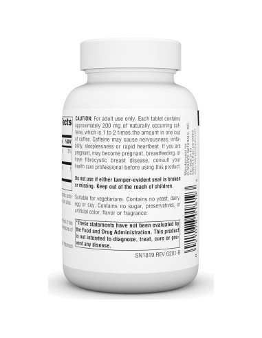 Suplemento Dietético Guaraná Source Naturals 900 mg - 60 Tabletas