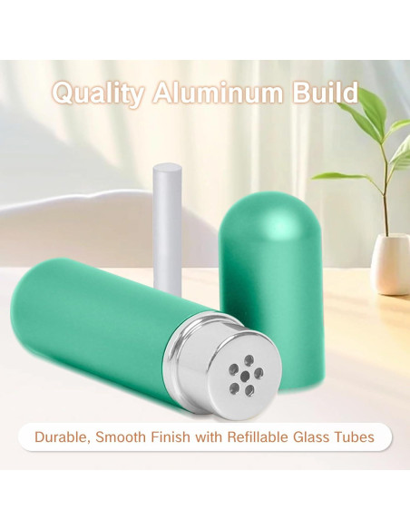 Inhaladores de Aceite Esencial NIIIYTYB 5 Pcs Portátiles Inhaladores de Aceite Esencial NIIIYTYB 5 Pcs Portátiles