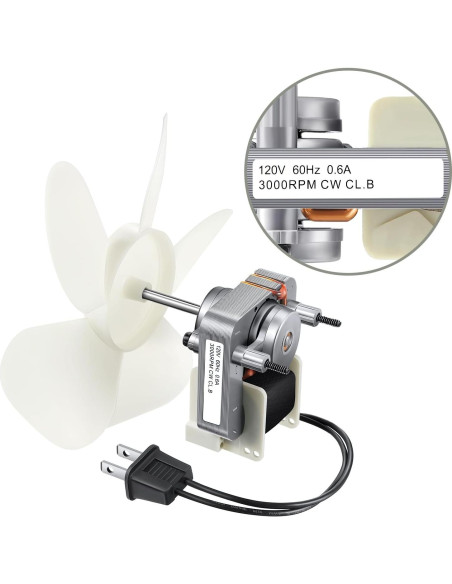 Motor de Ventilador de Baño Frienda 120V 3000 RPM Compatible Broan Motor de Ventilador de Baño Frienda 120V 3000 RPM Compatible Broan