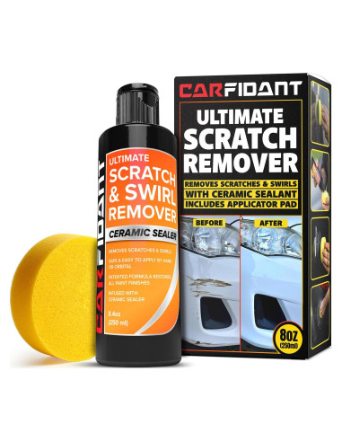 Carfidant Kit Reparador de Rayones de Pintura Automotriz 250g