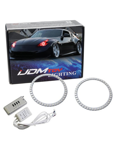 Kit Iluminación Anillo Halo LED RGB iJDMTOY para Nissan 370Z 2009-2020