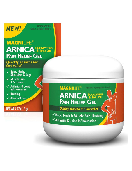 Gel Alivio Dolor MagniLife Arnica 113g Eucalipto y Emú Gel Alivio Dolor MagniLife Arnica 113g Eucalipto y Emú
