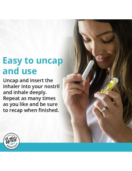 Inhaladores Nasales Aromaterapia Esenciales Salvajes 3 Piezas Inhaladores Nasales Aromaterapia Esenciales Salvajes 3 Piezas
