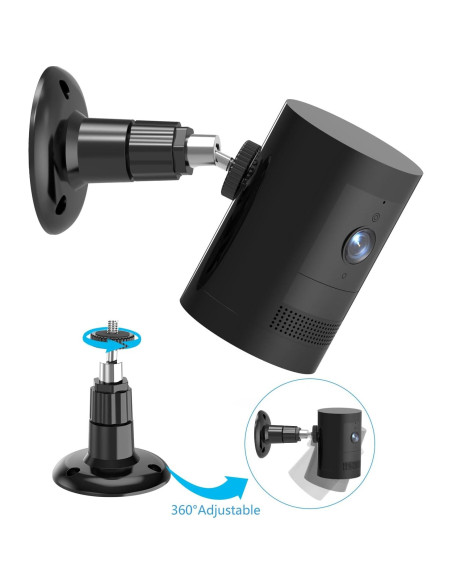 Soporte de Pared para Cámara Ring Gresur, Ajustable 360 Soporte de Pared para Cámara Ring Gresur, Ajustable 360