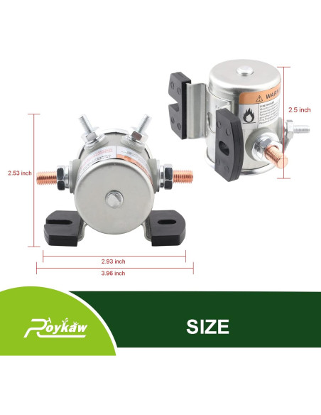 Relé de Solenoide 36V Roykaw para Carrito de Golf EZGO con Kit Relé de Solenoide 36V Roykaw para Carrito de Golf EZGO con Kit