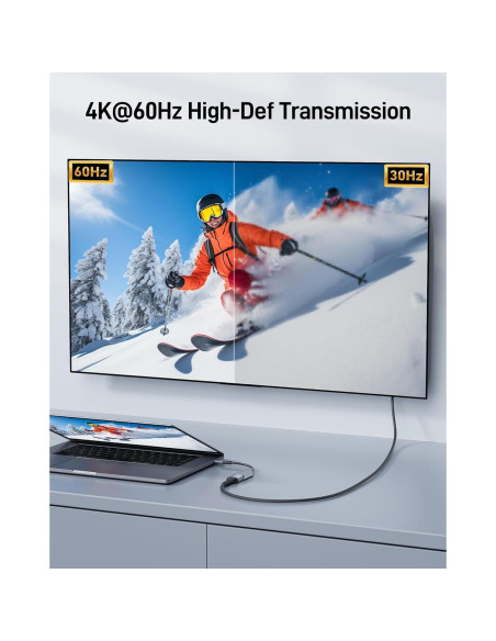 Adaptador USB-C a HDMI Acer ODK410 4K 60Hz Alta Velocidad Adaptador USB-C a HDMI Acer ODK410 4K 60Hz Alta Velocidad