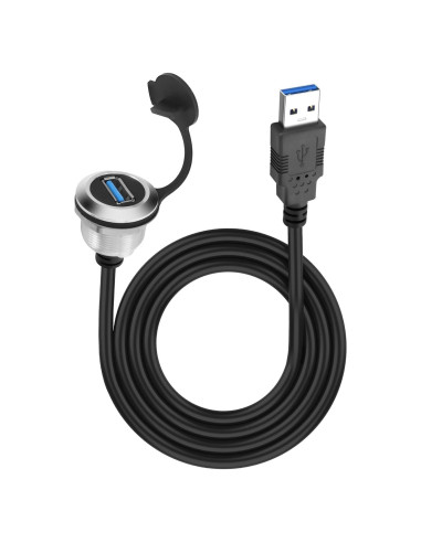 Cable de Montaje en Panel USB 3.0 Yingtuyou 1M Hembra a Macho