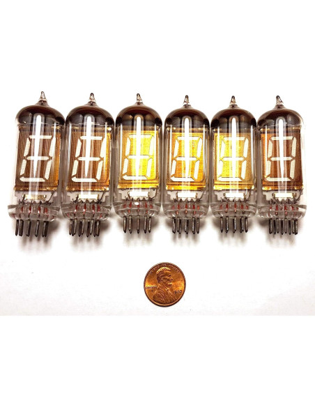 Tuberías VFD IV-12 grandes 6pcs 7 segmentos 1UA Tuberías VFD IV-12 grandes 6pcs 7 segmentos 1UA
