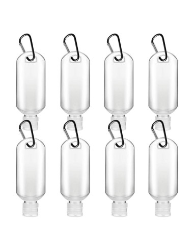 Juego de 8 Botellas de Viaje VHOPMORE 59 ml Reutilizables